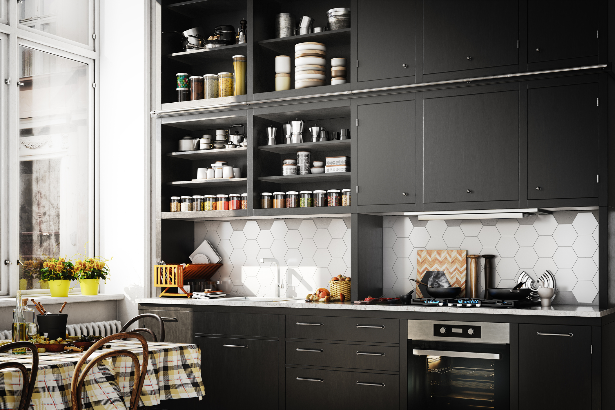 Scandinavian Domestic Kitchen