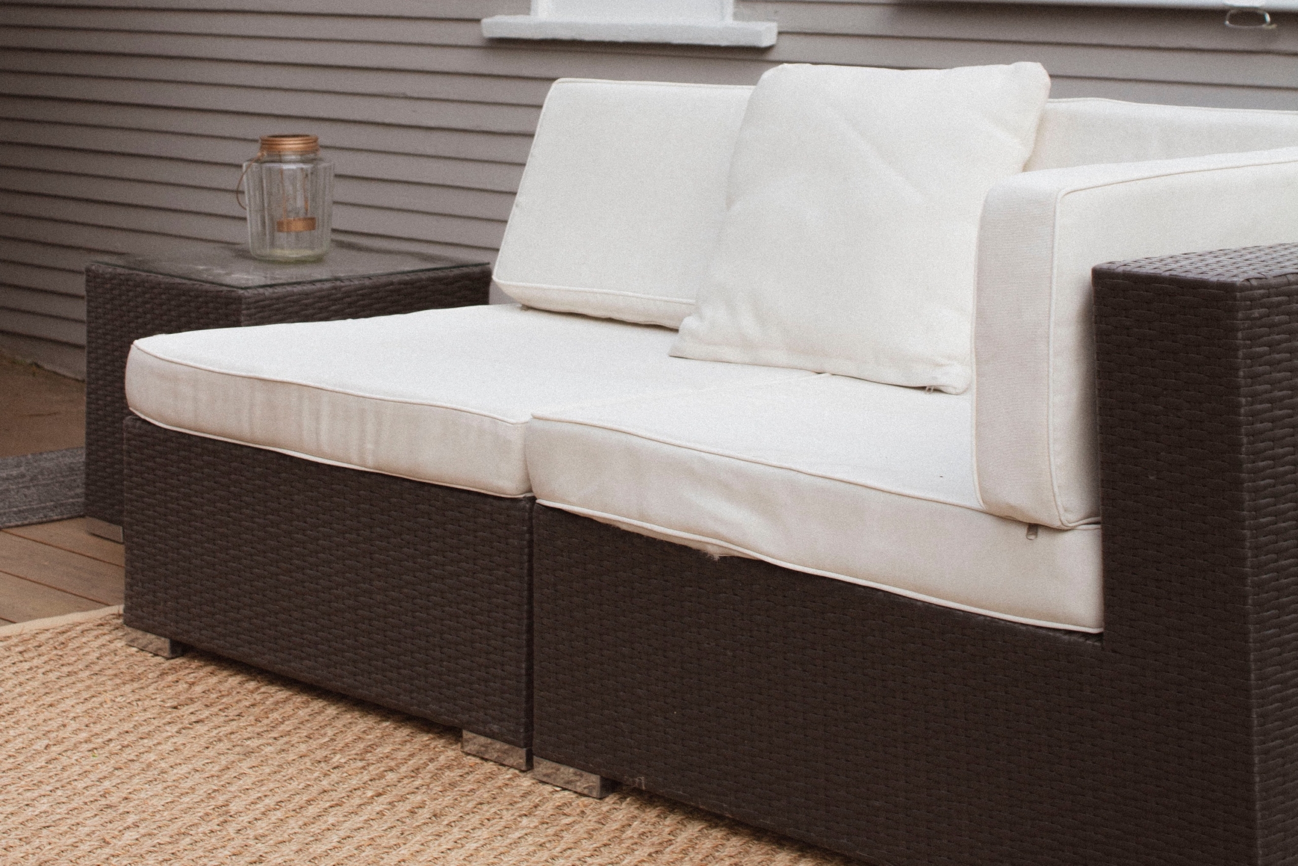 Outdoor seating cushions