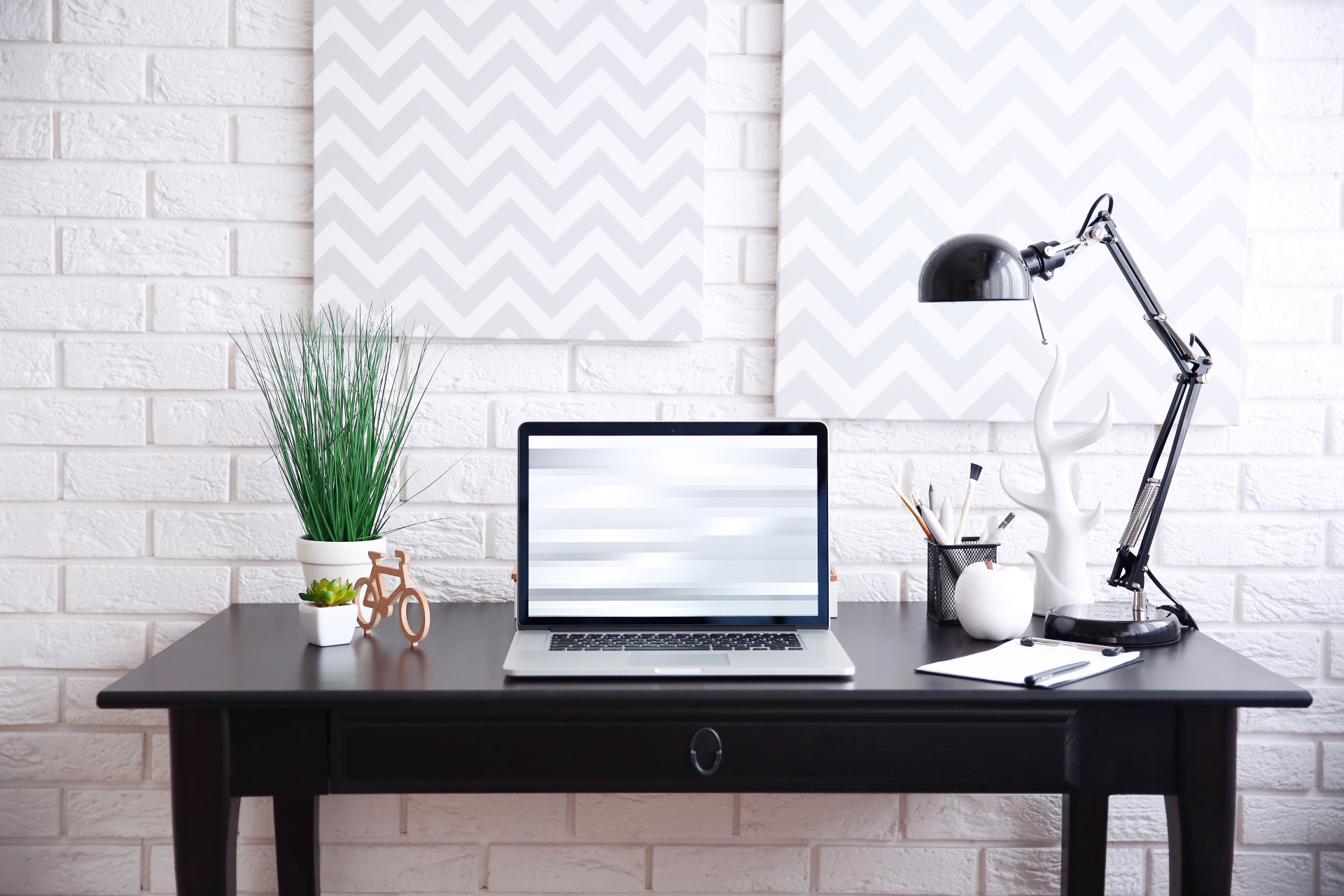 home office desk lighting