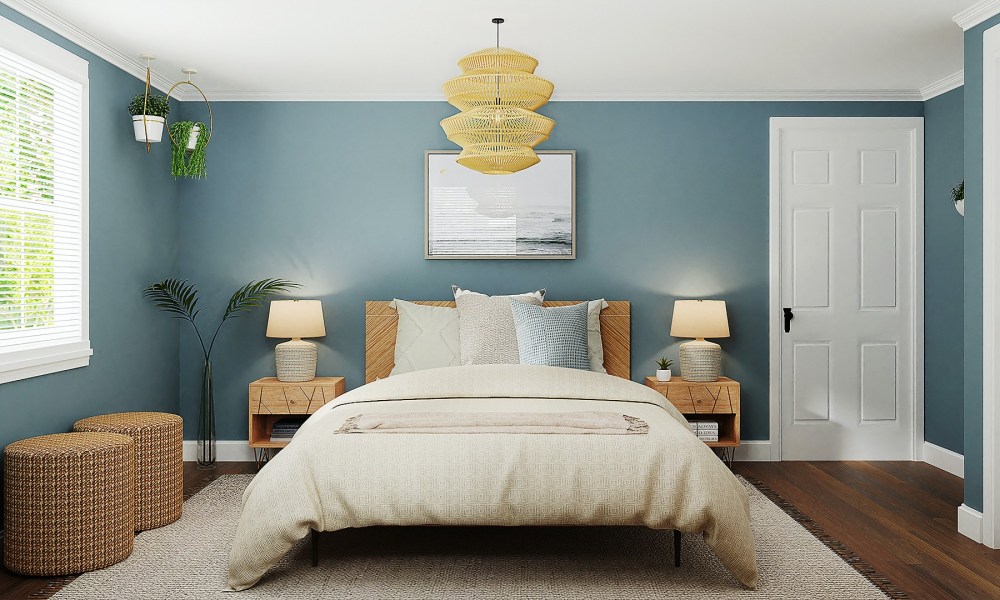 Beach-inspired bedroom