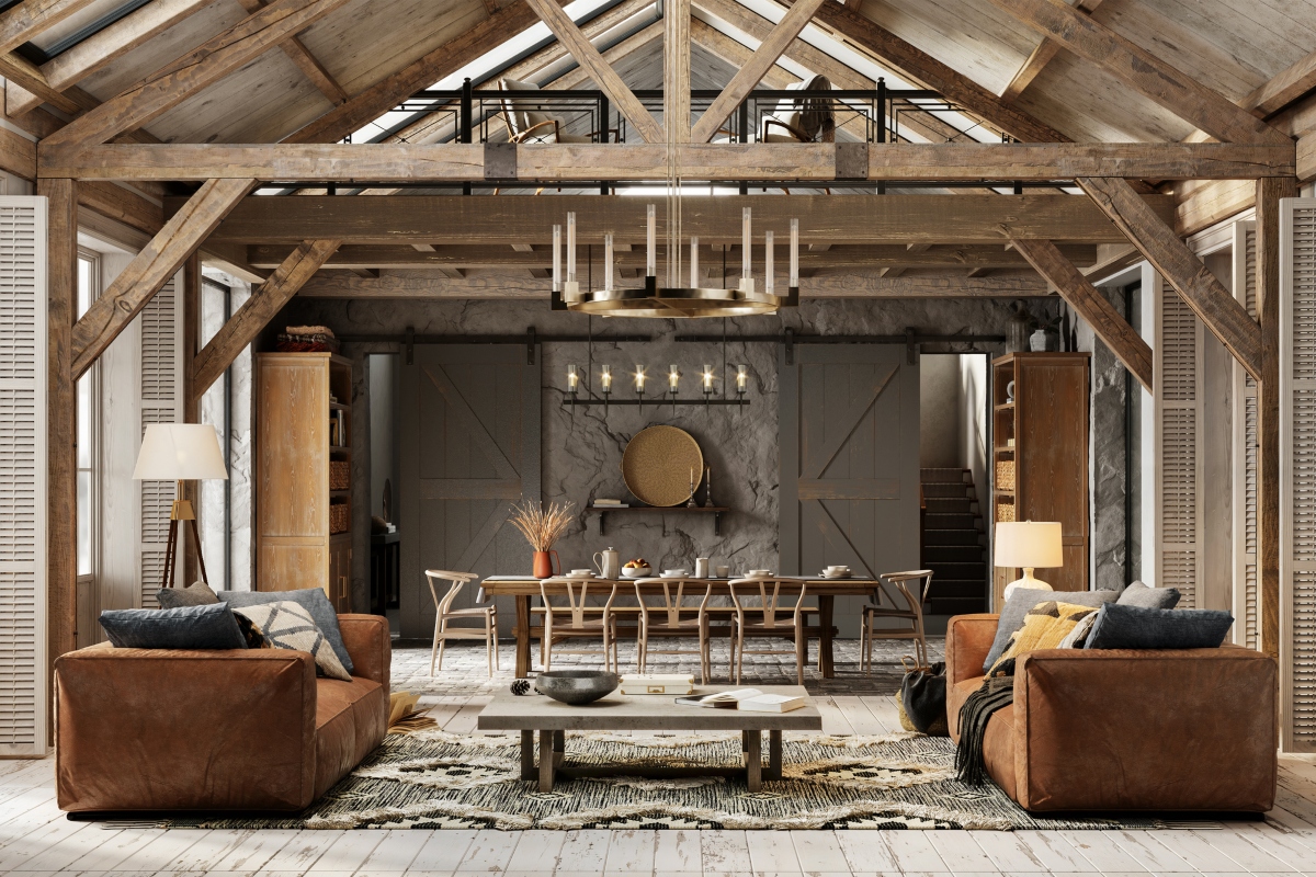 Embrace Nature: A Guide to Modern Log Cabin Interior Design